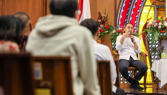 Gaungkan Semangat Toleransi, Wali Kota Eri Ajak Pendeta se-Surabaya Wujudkan “Kampung Pancasila”