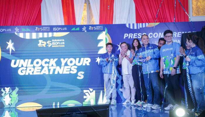 ISOPLUS Marathon 2026 Digeber, Wali Kota Eri Bidik 10 Ribu Pelari Dongkrak Ekonomi Surabaya