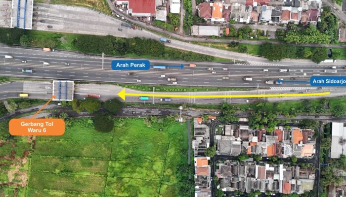 GT Waru 6 Dibuka Lebih Cepat Jelang Iduladha, PT JSM Pastikan Akses Kembali Normal