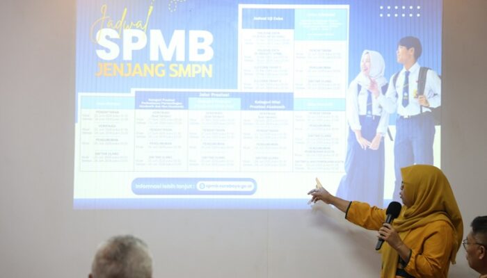 Dispendik Surabaya Paparkan Skema Perhitungan Jalur Prestasi SPMB 2026/2027
