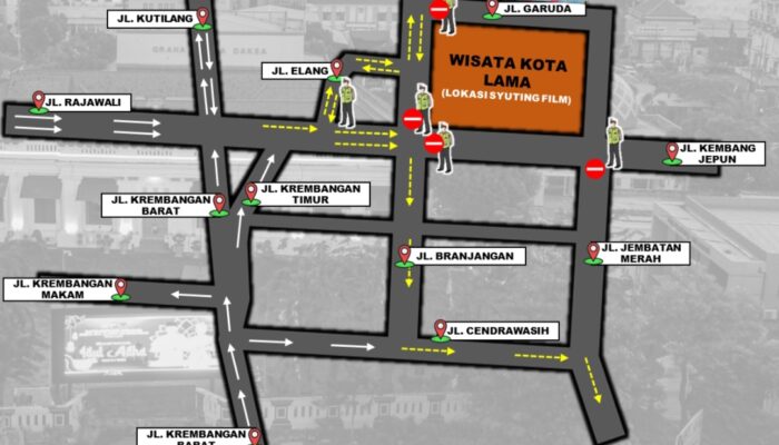 Kota Lama Surabaya Jadi Lokasi Syuting Film Zona Merah, Ini Jadwal Rekayasa Lalu Lintas