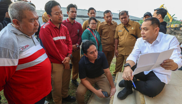 Sidak Proyek Bozem Tanjungsari, Wali Kota Eri Cahyadi Targetkan Kawasan Bebas Banjir di November 2026
