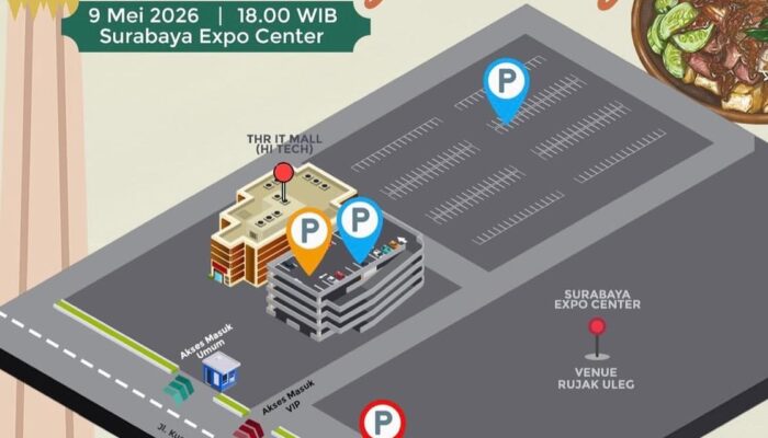 Festival Rujak Uleg Digelar Besok, Dishub Siapkan Ribuan Slot Parkir di Surabaya Expo Center (SBEC)