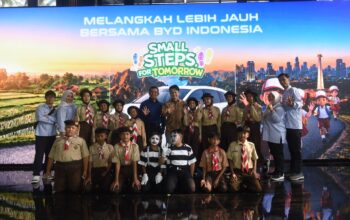 BYD Perluas Program Pendidikan “Small Steps for Tomorrow”, Setiap Kendaraan Terjual Bantu Sekolah di Indonesia