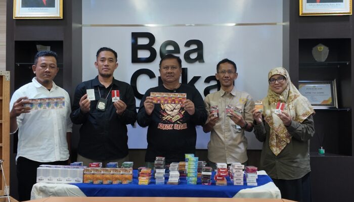 Satpol PP dan Bea Cukai Kediri Sita 3.412 Batang Rokok Ilegal dalam Operasi Gabungan