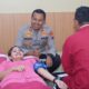 Wujud Kepedulian Kemanusiaan, Polres Kediri Gelar Donor Darah dan Kumpulkan 200 Kantong