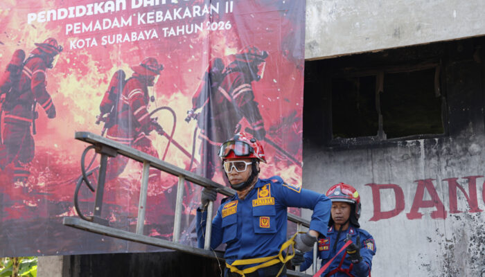 Pemkot Surabaya Cetak Personel Damkar Bersertifikat Lewat Pelatihan Tingkat Lanjut, Siap Hadapi Situasi Darurat Kompleks