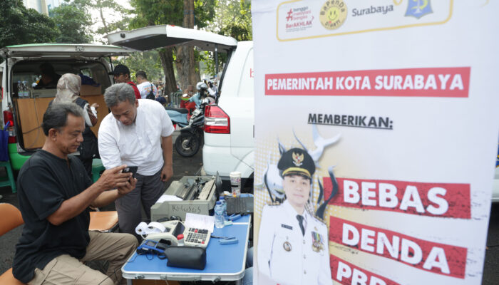 Optimalkan Pendapatan Daerah, Pemkot Surabaya dan Pemprov Jatim Buka Layanan Bayar PKB-PBB di CFD