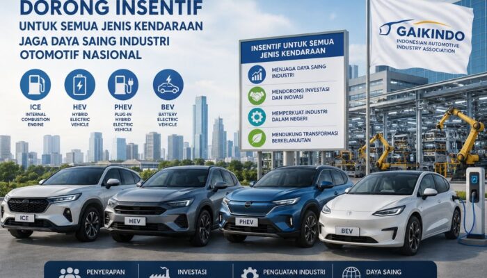 GAIKINDO Dorong Insentif untuk Semua Jenis Kendaraan, Jaga Daya Saing Industri Otomotif Nasional