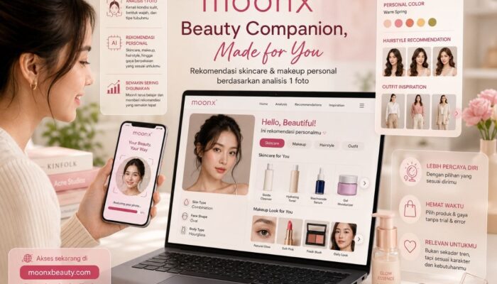 MoonX Hadirkan Rekomendasi Skincare dan Makeup Personal Berbasis Analisis Foto