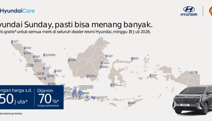Hyundai Gelar Hyundai Sunday Serentak di Seluruh Indonesia, Hadirkan Servis Gratis hingga Audisi Kids Escort