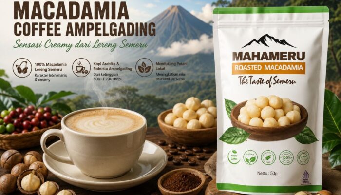 Macadamia Coffee Ampelgading Tawarkan Sensasi Creamy, Angkat Potensi Macadamia Lereng Semeru