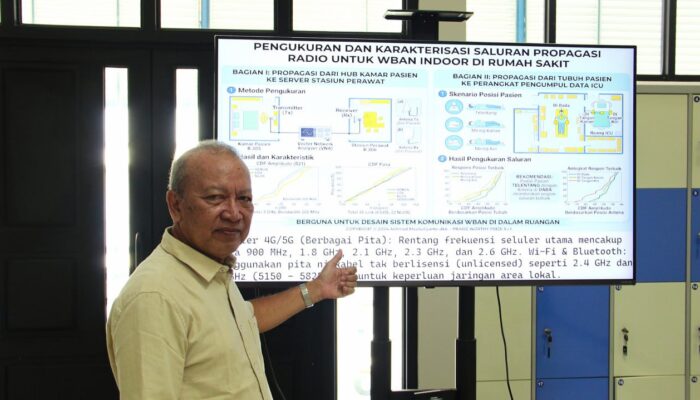 Profesor ITS Kembangkan Pemodelan Gelombang Radio untuk Perkuat Sistem Telekomunikasi Nasional
