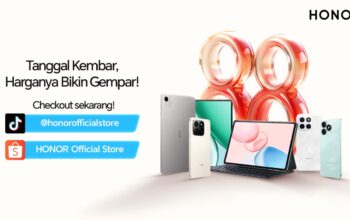 HONOR Tebar Diskon hingga 40 Persen pada Festival Belanja 8.8 di Shopee dan TikTok Shop