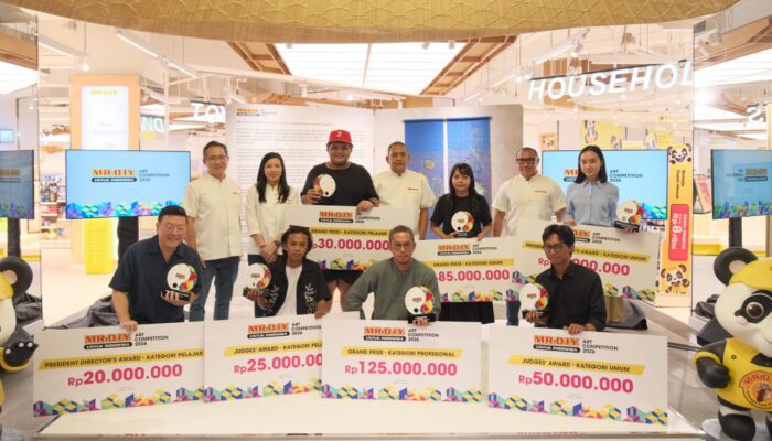 Dari Limbah hingga Jejak Kehidupan, Tujuh Seniman Raih Penghargaan MR.D.I.Y. Indonesia Art Competition 2026