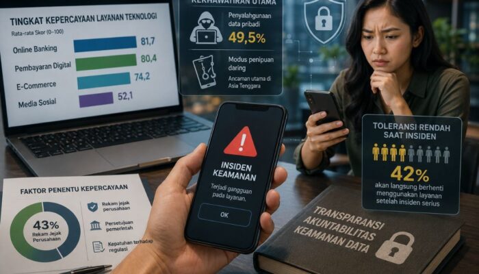 Studi: Layanan Teknologi Paling Dipercaya Justru Paling Minim Toleransi Saat Terjadi Insiden