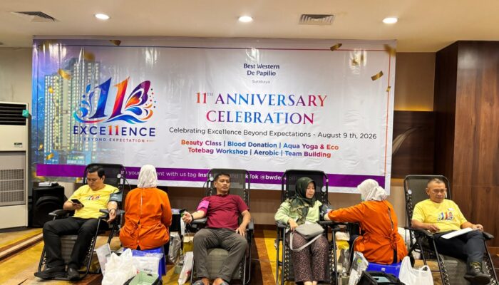 Best Western De Papilio Gelar Donor Darah dan Pemeriksaan Kesehatan Gratis Rayakan HUT ke-11