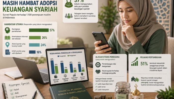 Survei Populix: Minimnya Pemahaman Masih Hambat Adopsi Keuangan Syariah