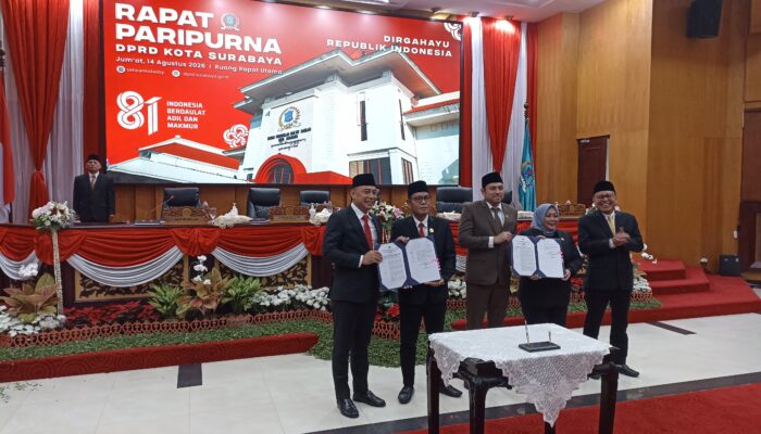 Paripurna DPRD Surabaya: KUA-PPAS APBD 2027 Resmi Disepakati