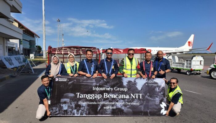 InJourney Airports Kirim 300 Kg Bantuan Gempa NTT melalui Bandara Juanda