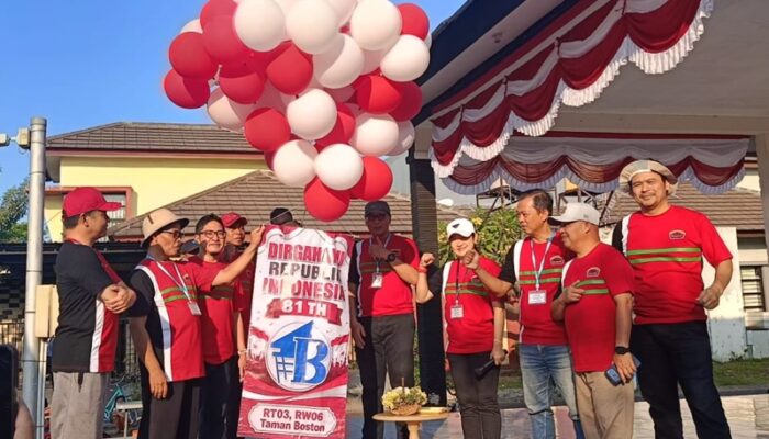 Lomba Hias Rumah Semarakkan HUT ke-81 RI, Warga Taman Boston Perkuat Kebersamaan